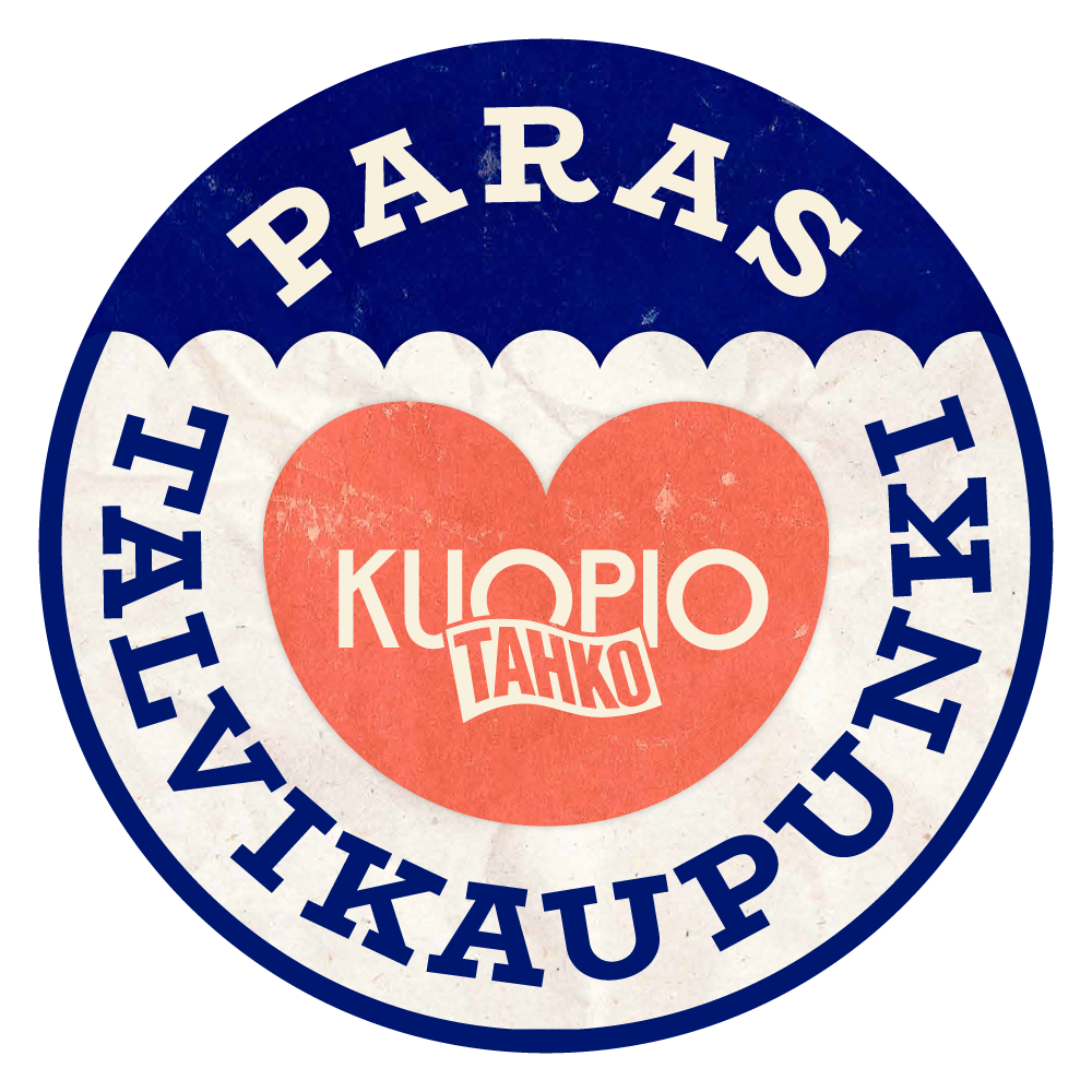 Logo, jossa lukee Paras talvikaupunki, kuopio-Tahko.