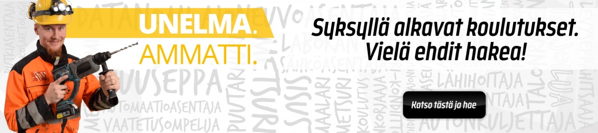 Vapaita opiskelupaikkoja!
