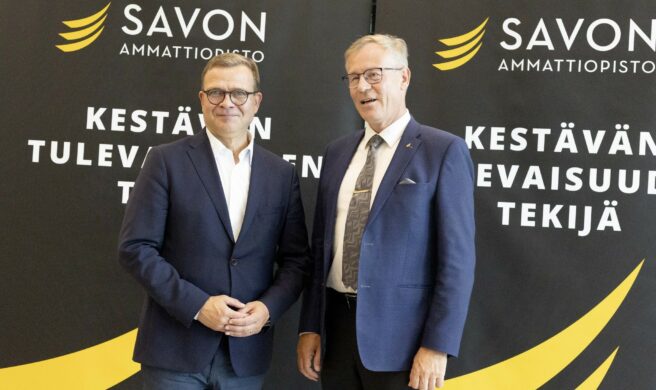 Pääministeri Petteri Orpo vieraili Savon ammattiopiston Savilahden kampuksella: ”Saatu viesti on otettu vakavasti.”