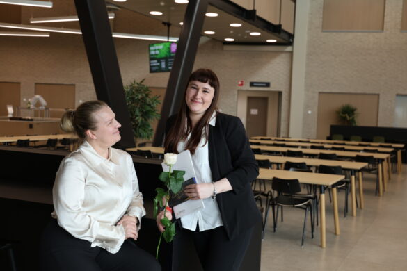 Oppisopimus mahdollistaa: Viktoriia Vasilevan tavoitteena alueen paras Hesburger