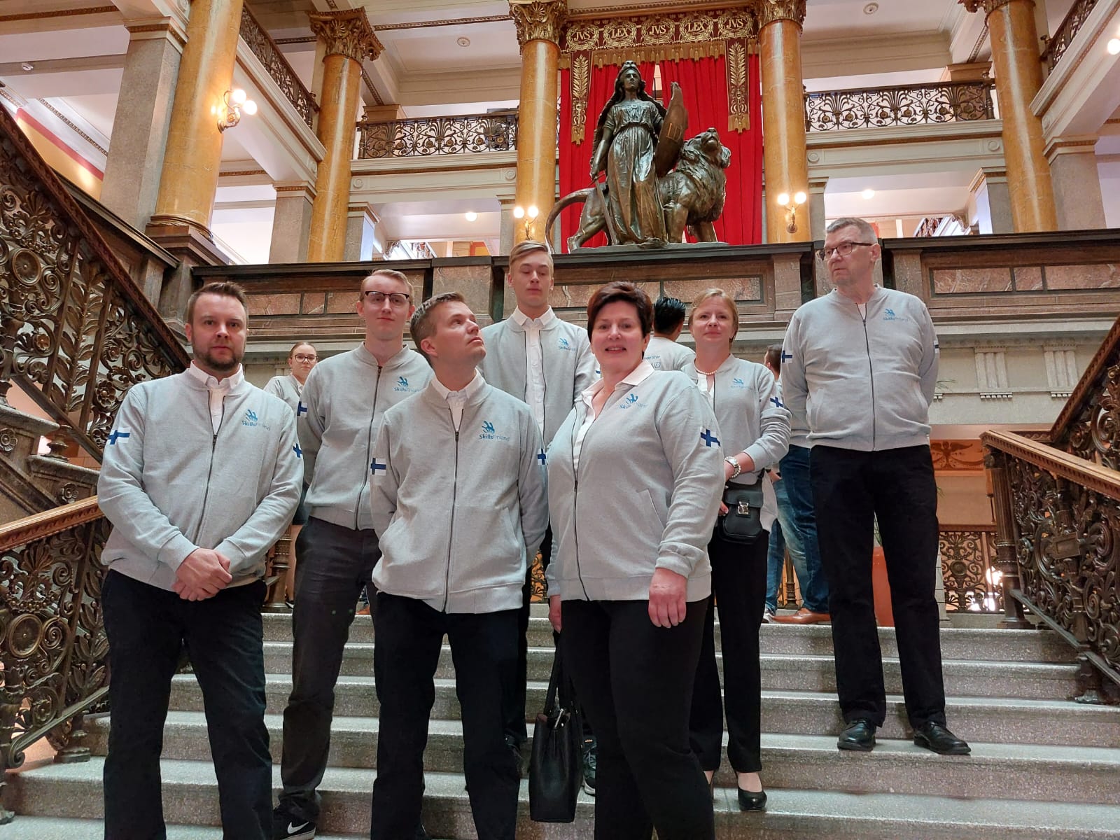 Savon ammattiopiston World Skills-edustajat.