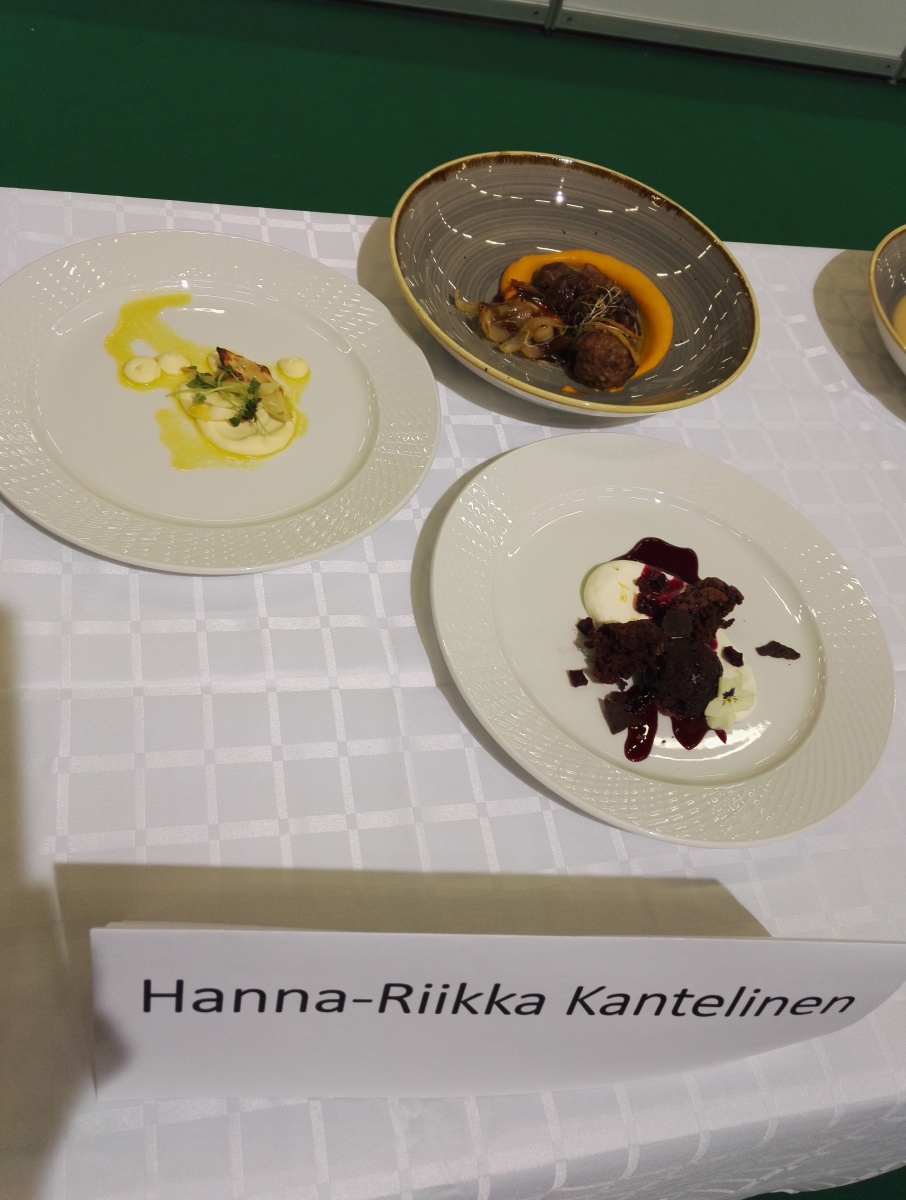 Hanna- Riikka Vuoden 2016 luomukokki opiskelijasarjassa
