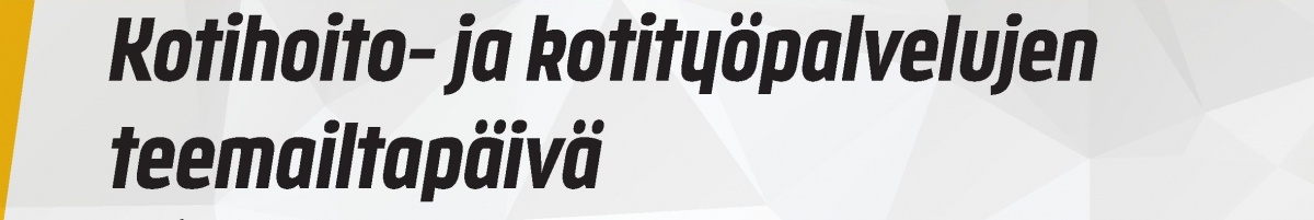 Kotihoito- ja kotityöpalvelun teemapäivä