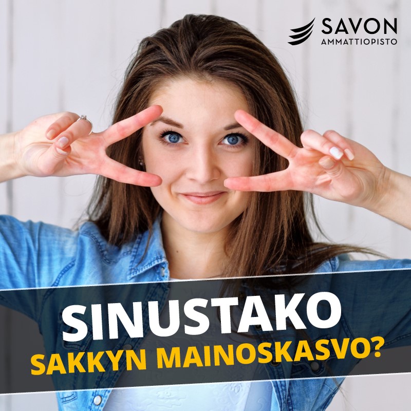 Sinustako Sakkyn mainoskasvo?