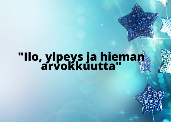 Ilo, ylpeys ja hieman arvokkuutta rakennusaineita etävalmistujaisiin