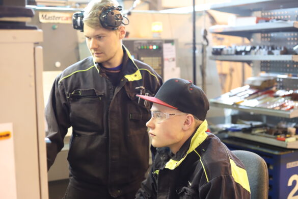 World Skills valmentautumista konkarien opissa