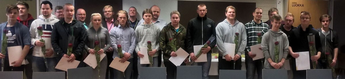28.4. valmistui uusia ammattilaisia Varkauden kampukselta