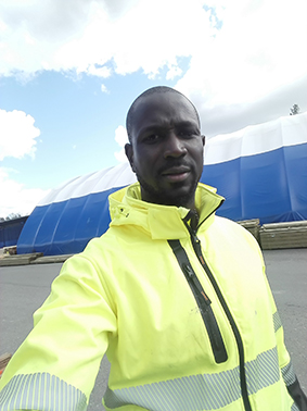 Talotekniikan ammattilainen Masanneh Jadama