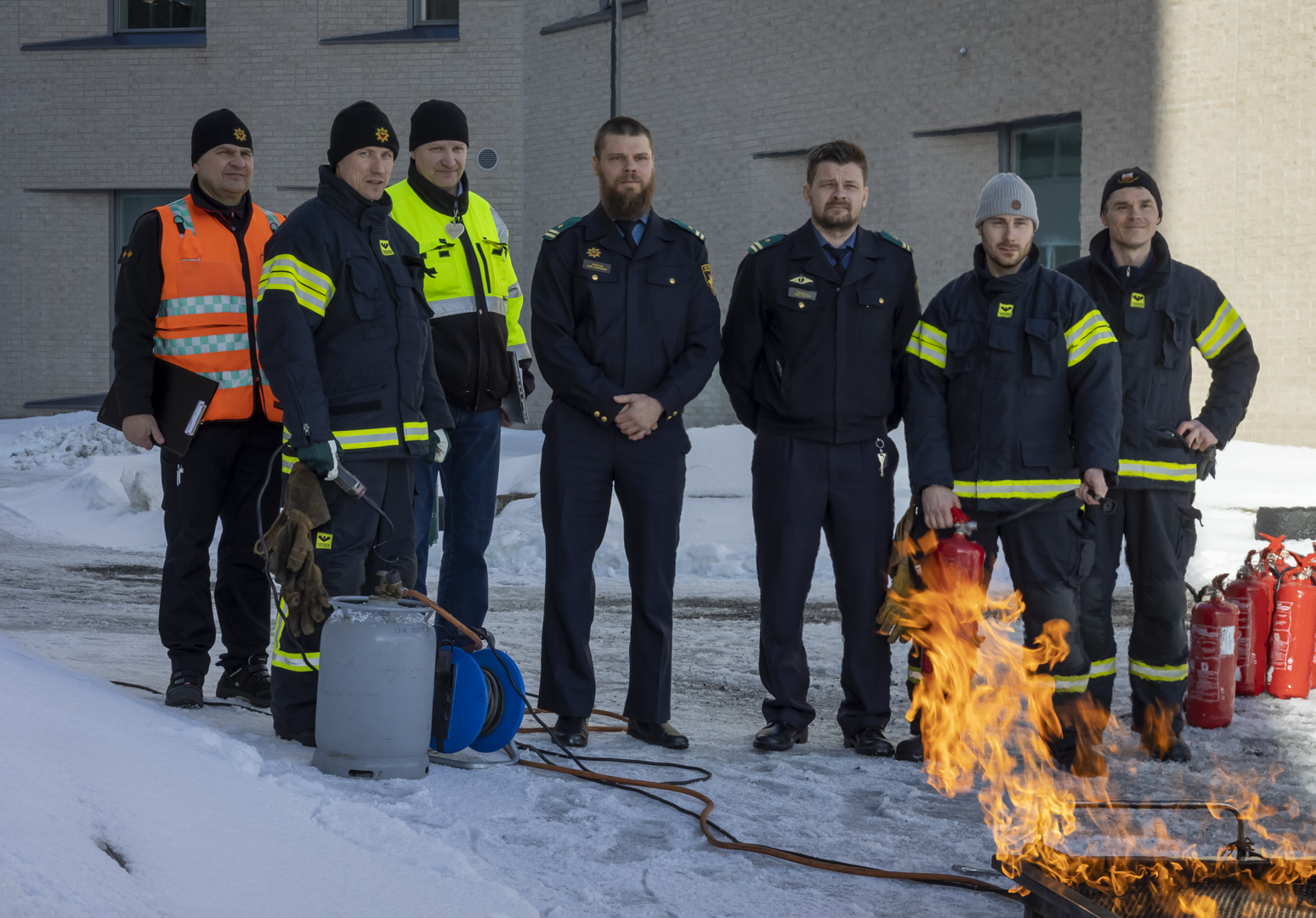 Turvallisuuskoulutus johtohenkilöitä.