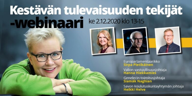 Kestävän tulevaisuuden tekijät -webinaari