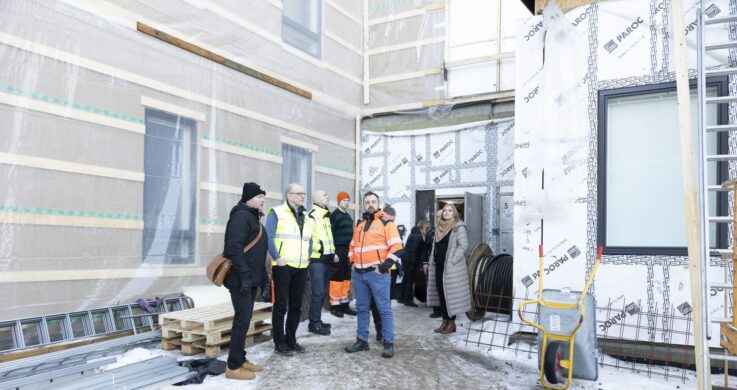 Opiskelija-asuntola nousi harjakorkeuteen Savon ammattiopiston Toivalan kampuksella