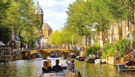 Kahvilapalveluissa Amsterdamissa