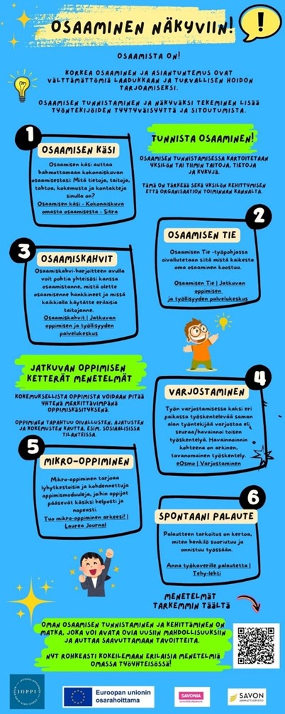 Osaamisen tunnistamisen huoneentaulussa.