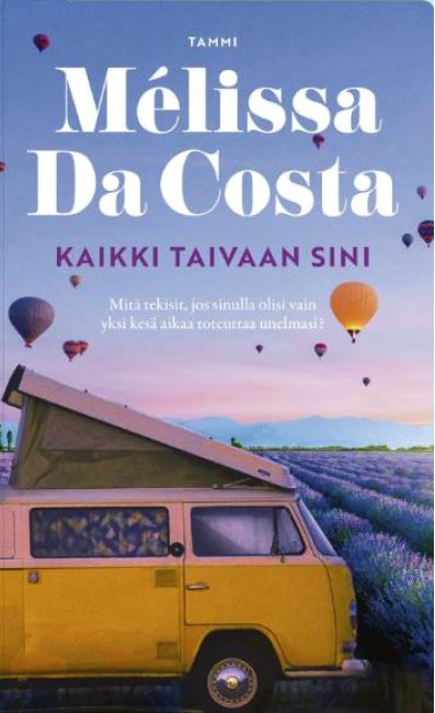 Kuvakaappaus Kaikki taivaan sini-kirjasta.