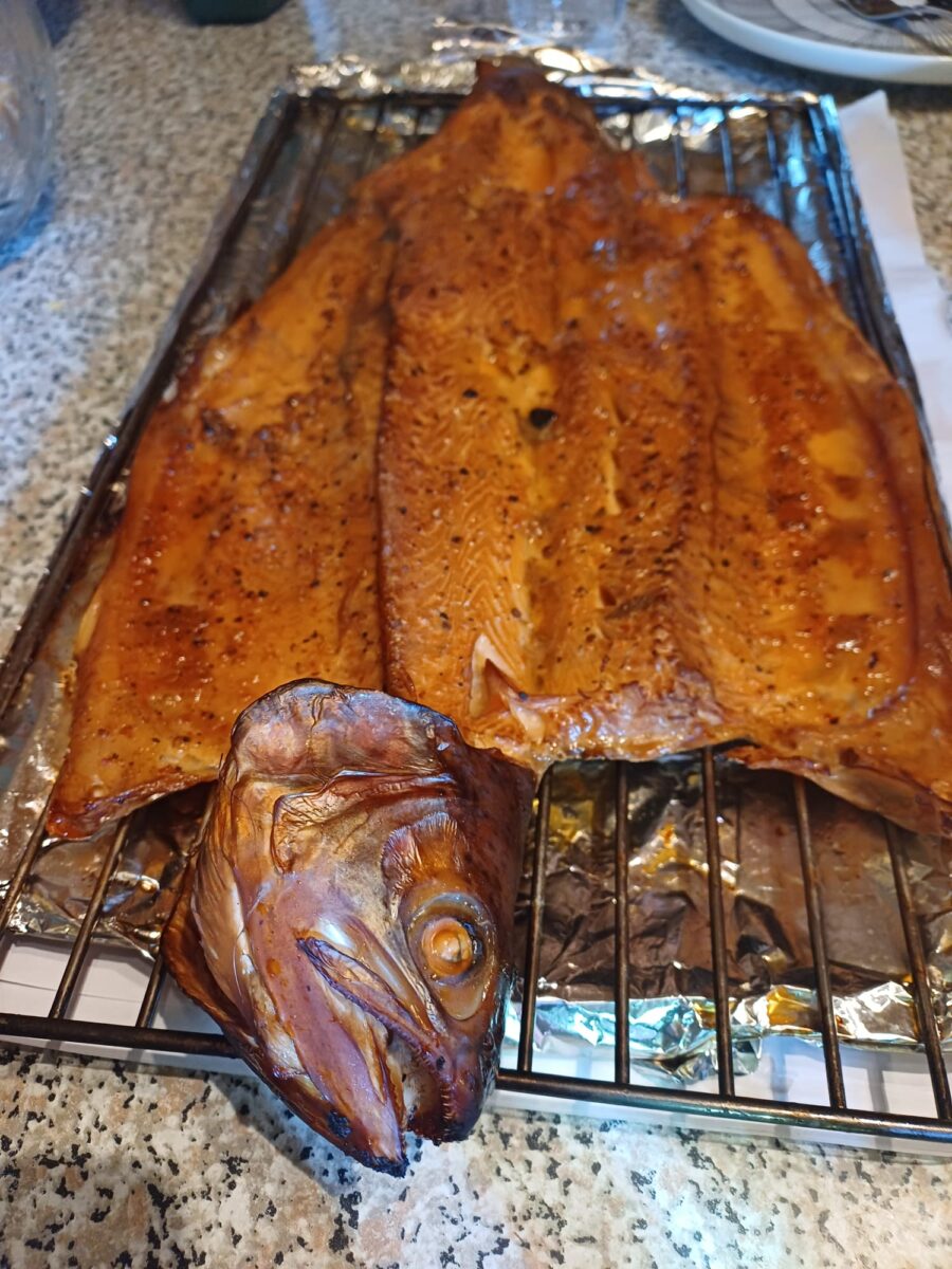 Savustettu kala.