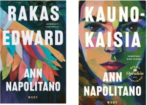 Ann Napolitanon kirjojen kannet.
